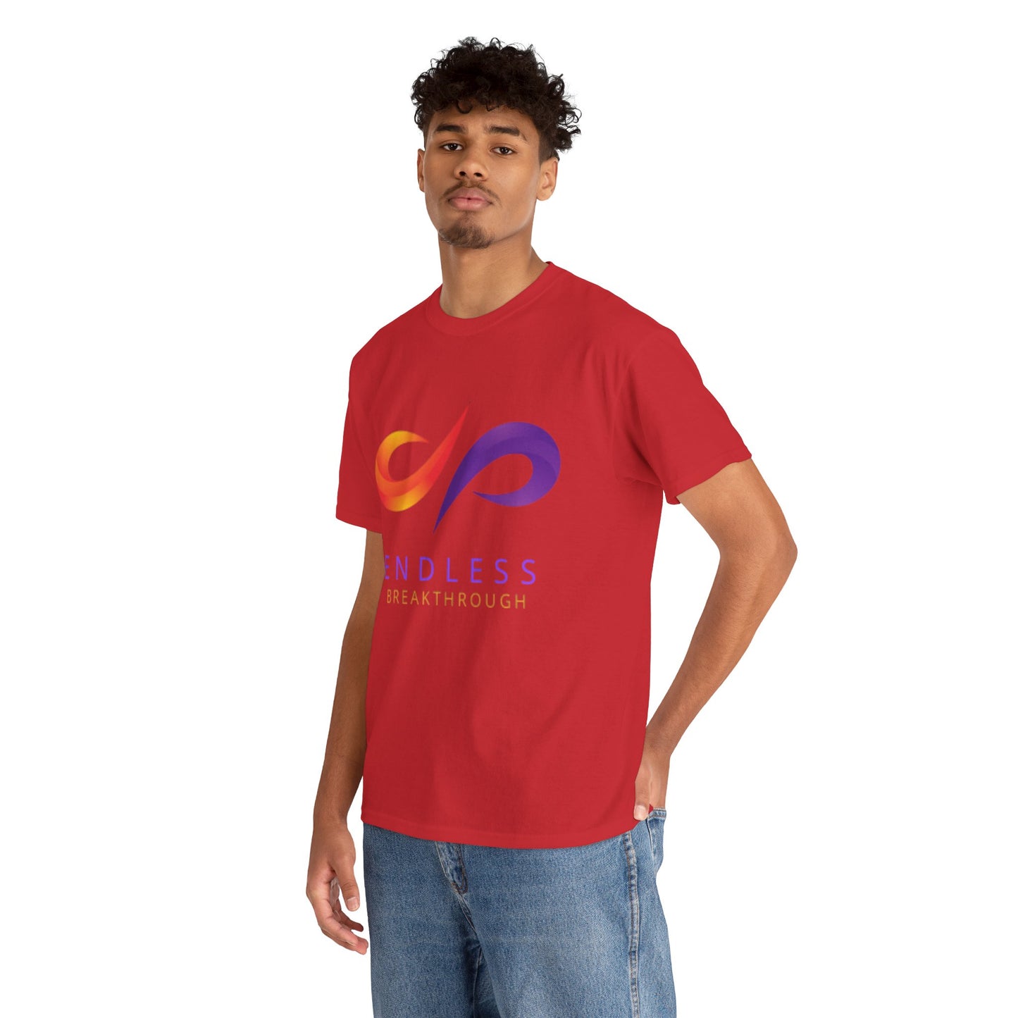 Endless Breakthrough Cotton Tee, Motivational T-Shirt, Casual Wear, Gift for Him or Her, Self-Improvement Apparel, Inspirational Top