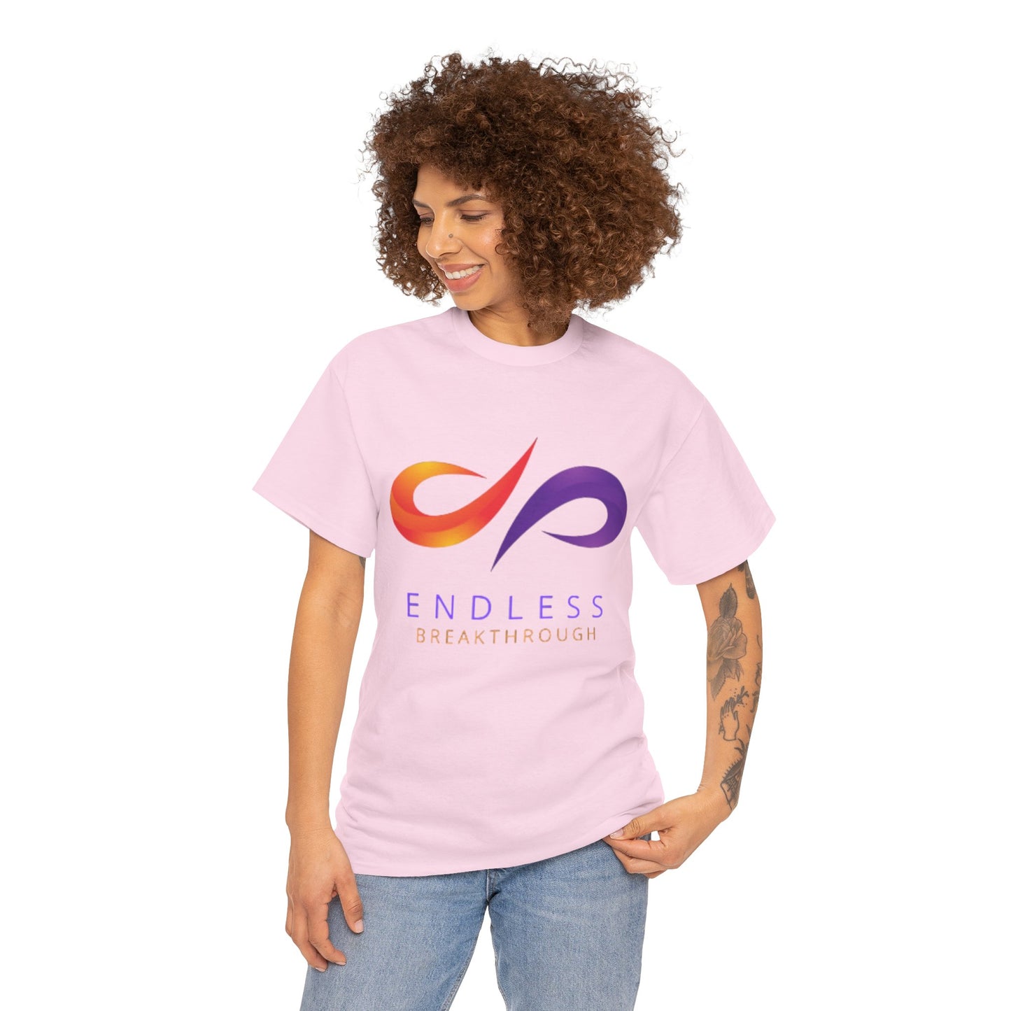 Endless Breakthrough Cotton Tee, Motivational T-Shirt, Casual Wear, Gift for Him or Her, Self-Improvement Apparel, Inspirational Top