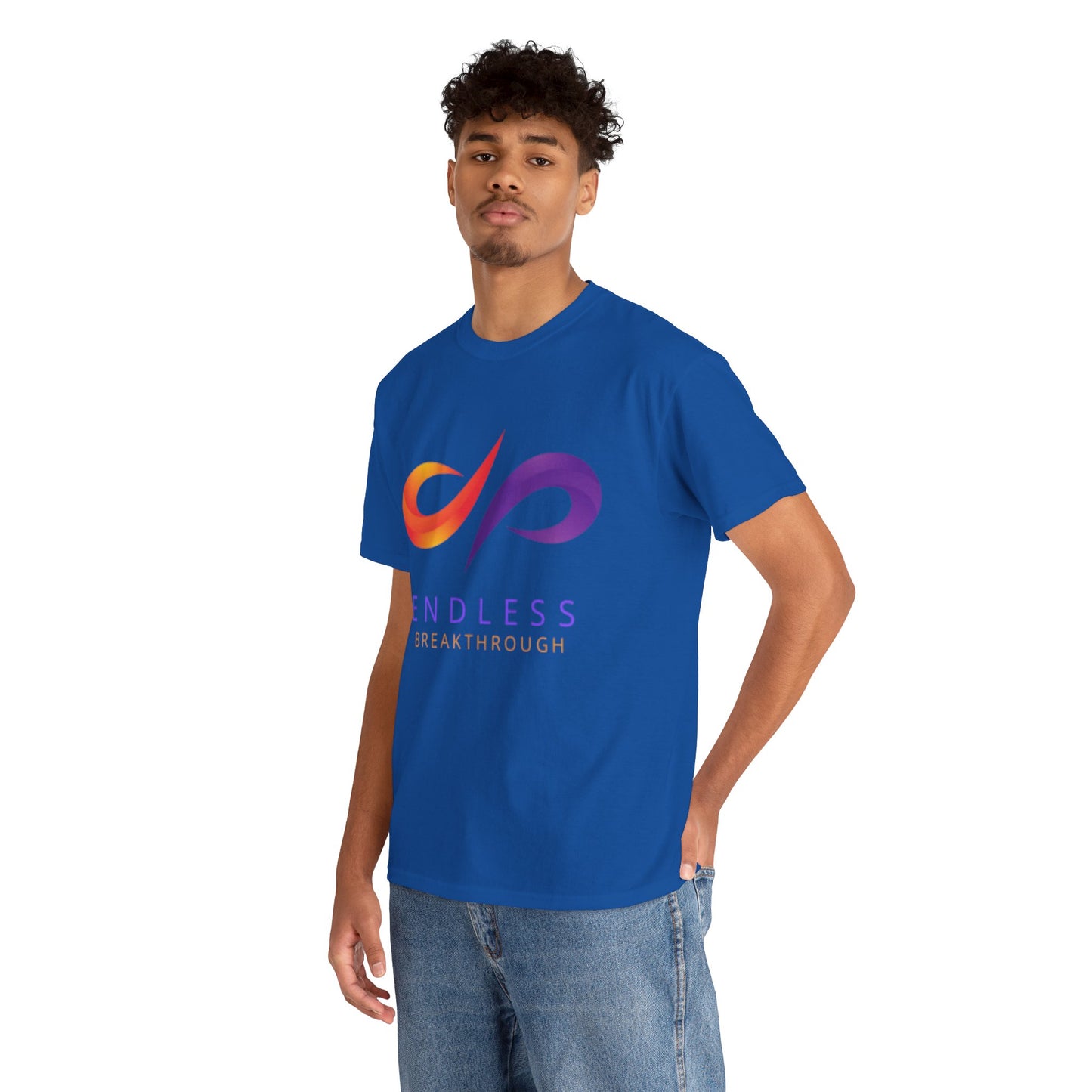Endless Breakthrough Cotton Tee, Motivational T-Shirt, Casual Wear, Gift for Him or Her, Self-Improvement Apparel, Inspirational Top