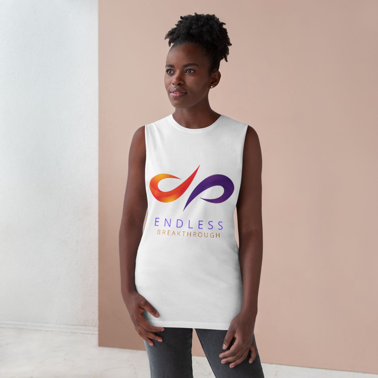 Endless Breakthrough Unisex Barnard Tank for Fitness, Yoga, Workout, Casual Wear, Summer Style, Motivational Apparel