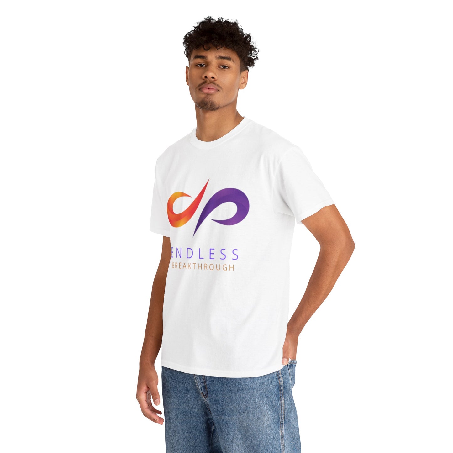 Endless Breakthrough Cotton Tee, Motivational T-Shirt, Casual Wear, Gift for Him or Her, Self-Improvement Apparel, Inspirational Top