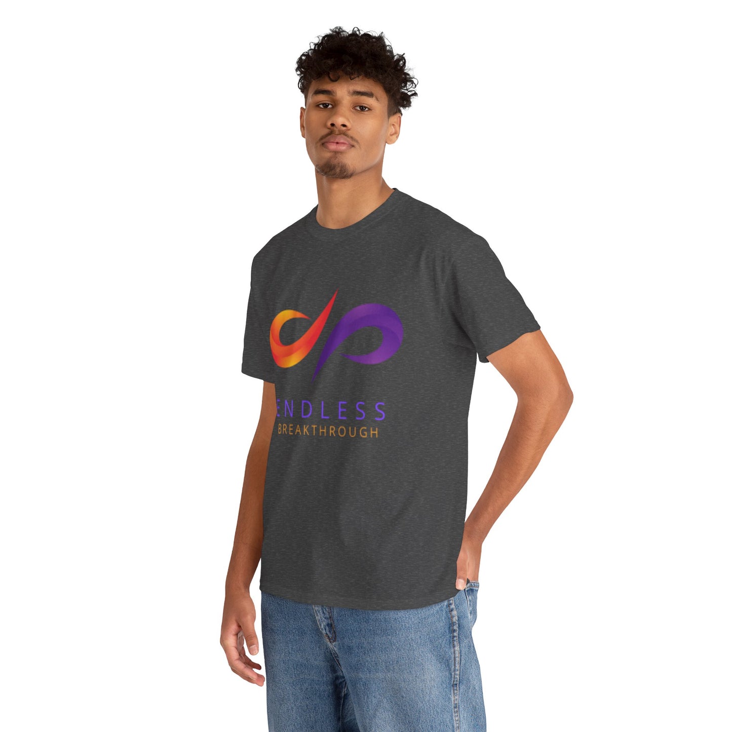 Endless Breakthrough Cotton Tee, Motivational T-Shirt, Casual Wear, Gift for Him or Her, Self-Improvement Apparel, Inspirational Top