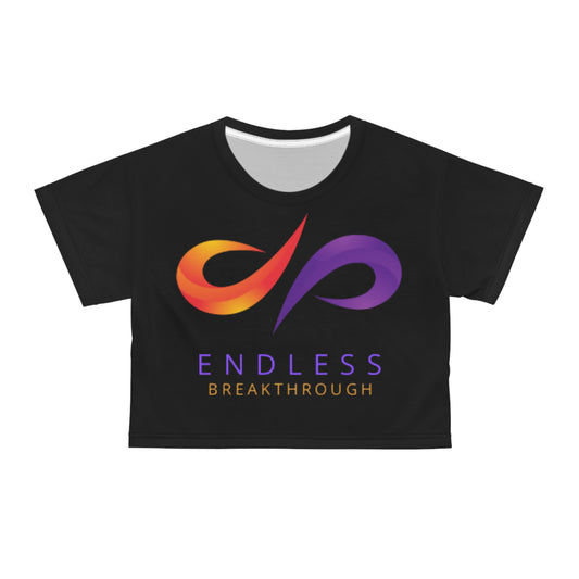 Endless Breakthrough Cropped Tee | Inspirational Fashion, Casual Wear, Motivational Shirt, Gift for Dreamers, Trendy Crop Top